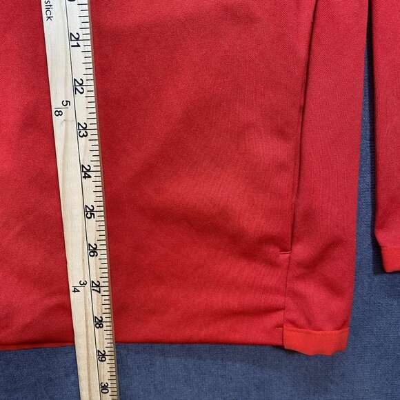 Nike Red Full-Zip Dri-Fit Jacket L Lightweight Polyester Mens Lodi High Teamwear - Picture 12 of 13